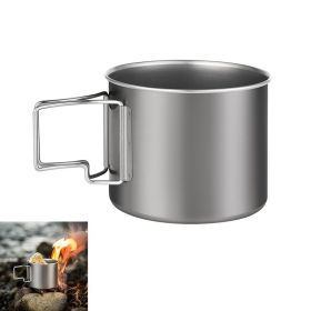 Portable Cup with Foldable Handle for Outdoor Camping Hiking Portable Cup with Foldable Handle for Outdoor Camping Hiking